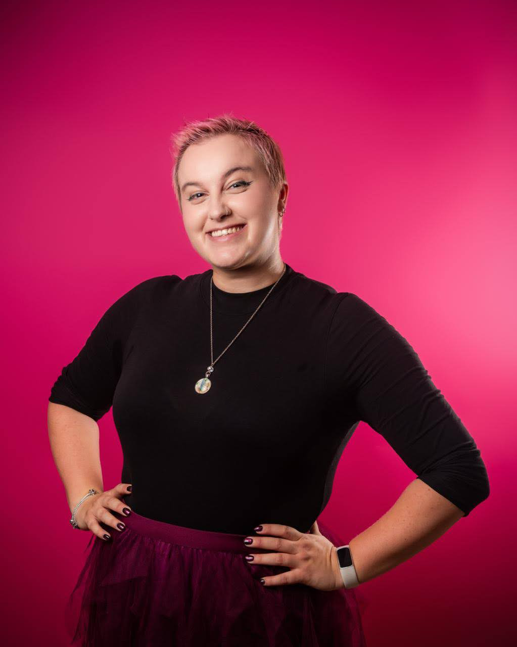 Portrait of Issy Howell of Howell Media and Howell Studios.